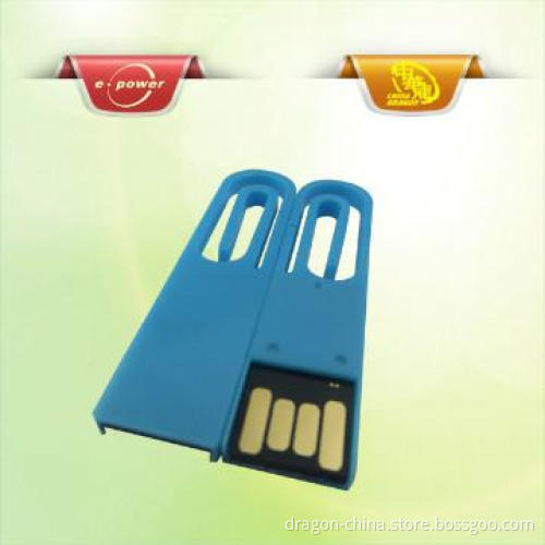E-Power Novel Plastic Paper Clip USB Stick Case U996